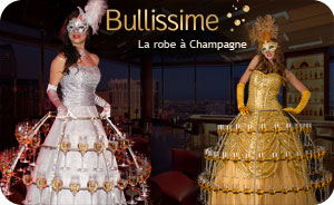 La robe Champagne et Cocktails animation événement Champagne