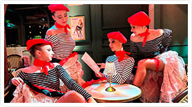 Danseuses French Cancan pour Jalupro