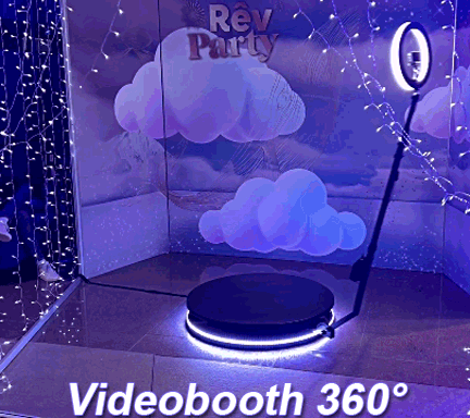 photobooth 360° animation photo video