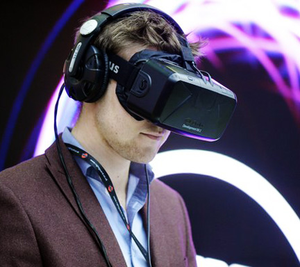 animation oculus rift, casque de réalite virtuelle