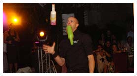 Barman jongleur
