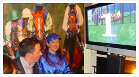 Animation Course de chevaux, animation derby