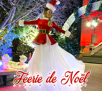 Soirée thème Noël, artistes Noel, Animation Noel, parade de Noel, spectacle Noel