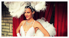 Hotesse show girl soiree casino