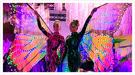 Winter Party thème Jungle Disco pour PWC