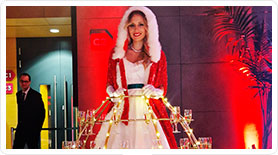 Femme Champagne Noel Luxembourg
