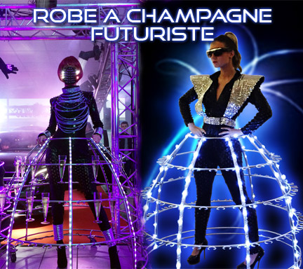 Robe à Champagne LED