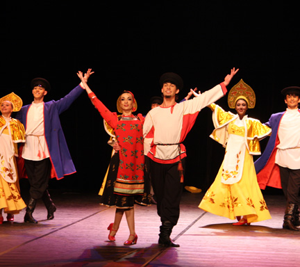 Soirée danseurs Russe, groupe musiciens russe