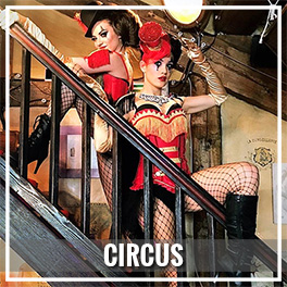 Costumes thème Circus événementiel