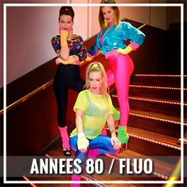Costumes animation Années 80 Fluo
